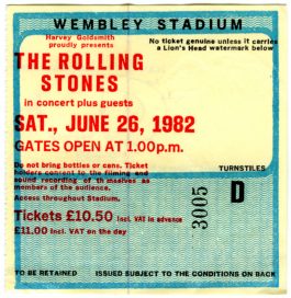 Rolling Stones ticket