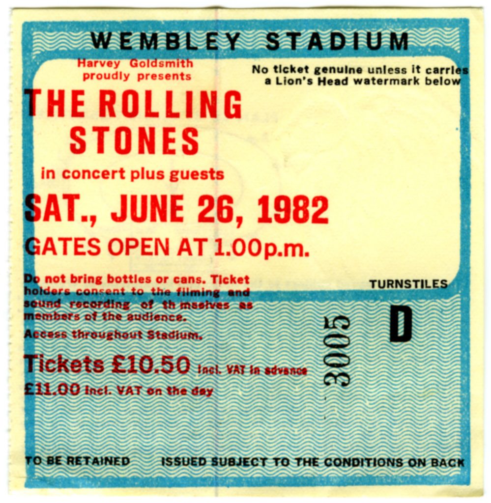 Rolling Stones ticket